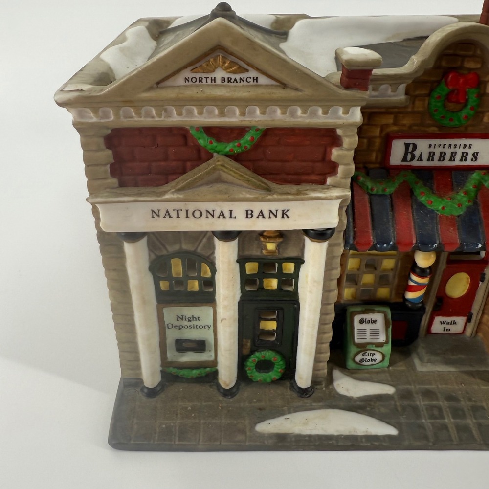 Vintage Department 56 Riverside Row Shops 58888 Christmas in the City Retired - Picture 2 of 12